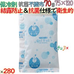保冷剤 業務用 結露防止 70g FC70 280個／ケース 抗菌不織布 4573233841048 YAMA-HOR0018 滝田製氷