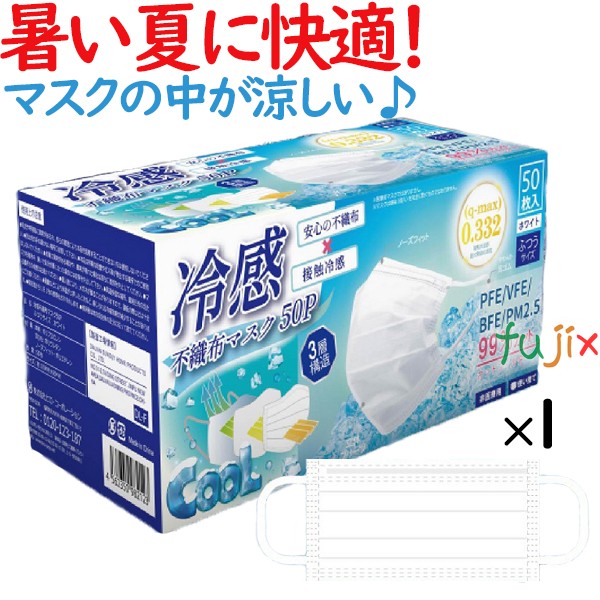 冷感マスク 不織布 白(ホワイト) プリーツマスク 激安|業務用 冷感マスク 不織布 白(ホワイト) プリーツマスク 激安|業務用