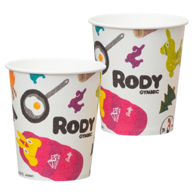 紙コップ おしゃれ C2025RD アンドスケープ ペーパーカップ RODY 205ml