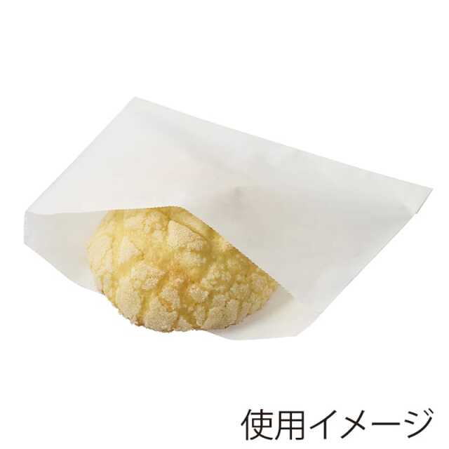 NF耐油平袋 17.5-12.5 白無地 4000 枚（100枚×40）／ケース ノンフッ