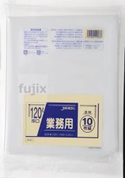 業務用ダストカート用ポリ袋120L LLDPE 透明0.05mm 200枚/ケース DK83　 ジャパックス