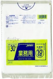 業務用ポリ袋　30L LL+meta 半透明0.025mm 800枚/ケース TM34 ジャパックス