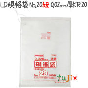 LD規格袋　No.20 紐付き 100枚×20冊/ケース  KR20 4521684718501