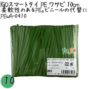 PEWA-0410 スマートタイ ポリタイ ワサビ色 4mm×10 cm IGO アイジーオー