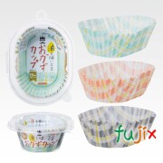スイトールおかずカップ　ハーモニーチェック長丸 SOC-HCNM 底8×5cm