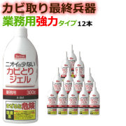 カビ取り剤 ジェル ニオイの少ないカビとりジェル 業務用 300g ×12本／ケース 浴室 カビ取り剤　4973389135549