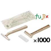 ホテルアメニティ ハスク カミソリ ファルコンH15（3枚刃首振りスムーサー付き） 1000本（100本×10箱）／ケース）
