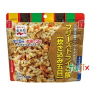 河本総合防災 非常食 保存食 7年保存 永谷園  炊き込み五目  業務用フリーズドライご飯   50食／ケース 備蓄用 救援物資