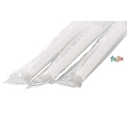 アルコール検知器用 ストレートストロー 6mm×7cm フィルム包装 白色 10000本（500本×20小箱）／ケース わらおstraw 251