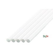 ジュース用ショート ストレートストロー 6mm×17cm 包装なし 白色 10000本（500本×20小箱）／ケース わらおstraw 408