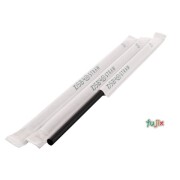 ジュース用 ストレートストロー 6mm×21cm 紙包装 黒色 10000本（500本×20小箱）／ケース わらおstraw 468