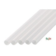 シェイク用 ストレートストロー 7mm×21cm 包装なし 透明 8000本（400本×20小箱）／ケース わらおstraw 570