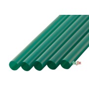 シェイク用 ストレートストロー 8mm×21cm 包装なし 緑色 6000本（300本×20小箱）／ケース わらおstraw 575
