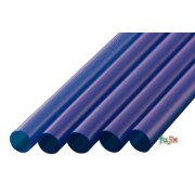 シェイク用 ストレートストロー 8mm×21cm 包装なし 青色 6000本（300本×20小箱）／ケース わらおstraw 576
