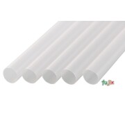 タピオカ用 ストレートストロー 12mm×21cm 包装なし 透明 2600本（130本×20小箱）／ケース わらおstraw 615