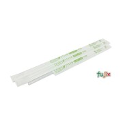 アイスコーヒー用 ストレートストロー 4.5mm×18cm 紙包装 白色 10000本（500本×20小箱）／ケース わらおstrawバイオマス25 B355