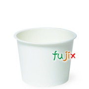 PC-80F-4 ムジ両面PE 紙容器 アイスクリーム用 カップ 業務用 121mL