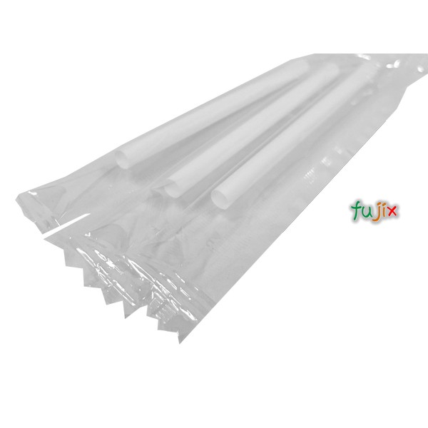 アルコール検知器用 ストレートストロー 4.5mm×7cm フィルム包装 白色 16000本（800本×20小箱）／ケース わらおstraw 218