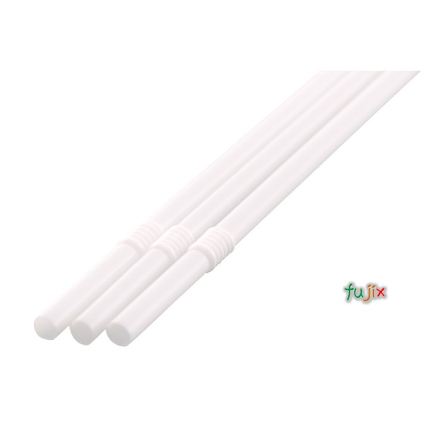 子ども用 フレックスストロー 4.5mm×12cm 包装なし 白色 10000本（500本×20小箱）／ケース わらおstraw 338