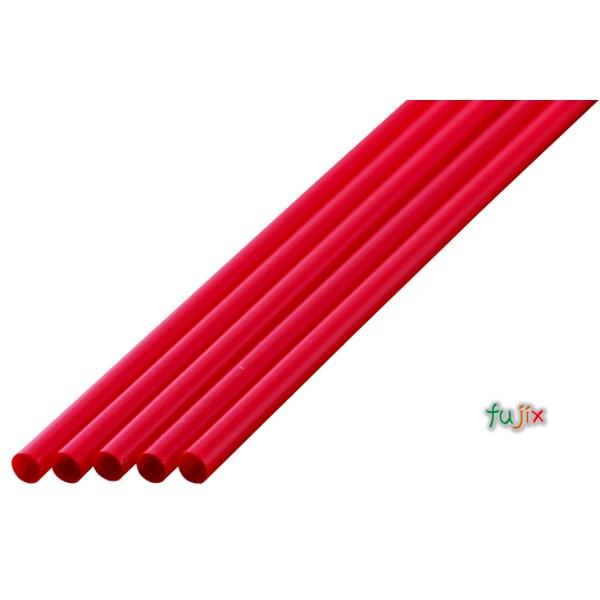 アイスコーヒー用 ストレートストロー 4.5mm×18cm 包装なし 赤色 20000本（1000本×20小箱）／ケース わらおstraw 359