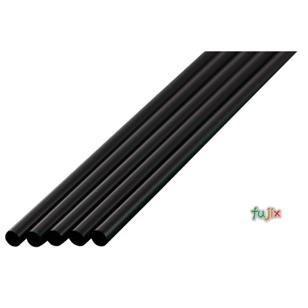 アイスコーヒー用 ストレートストロー 4.5mm×18cm 包装なし 黒色 20000本（1000本×20小箱）／ケース わらおstraw 363