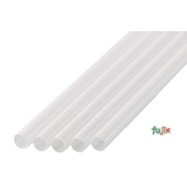 ジュース用ショート ストレートストロー 6mm×17cm 包装なし 透明 10000本（500本×20小箱）／ケース わらおstraw 409