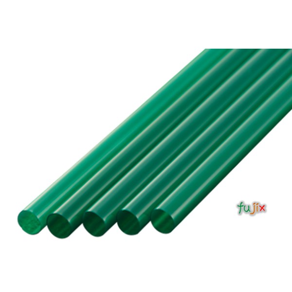 シェイク用 ストレートストロー 7mm×21cm 包装なし 緑色 8000本（400本×20小箱）／ケース わらおstraw 566