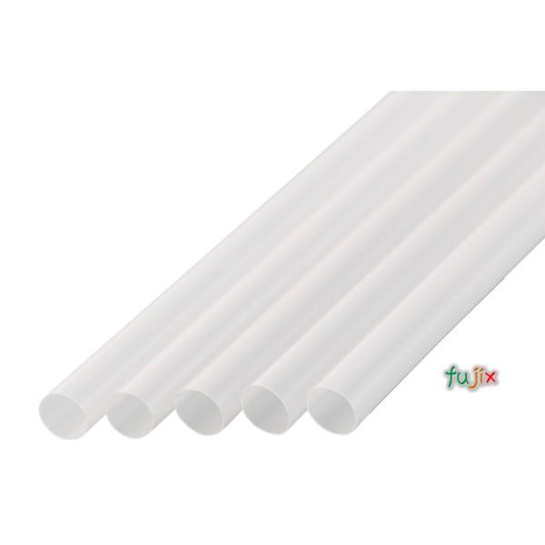 シェイク用 ストレートストロー 7mm×21cm 包装なし 透明 8000本（400本×20小箱）／ケース わらおstraw 570