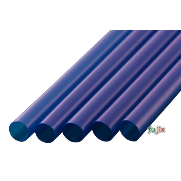 シェイク用 ストレートストロー 8mm×21cm 包装なし 青色 6000本（300本×20小箱）／ケース わらおstraw 576