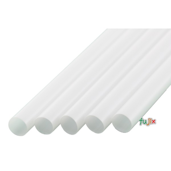 シェイク用 ストレートストロー 8mm×21cm 包装なし 白色 6000本（300本×20小箱）／ケース わらおstraw 578