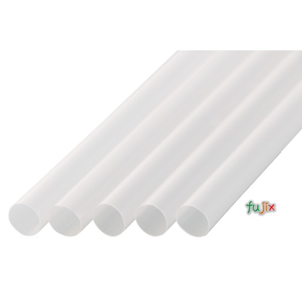シェイク用 ストレートストロー 9mm×21cm 包装なし 透明 4800本（240本×20小箱）／ケース わらおstraw 588