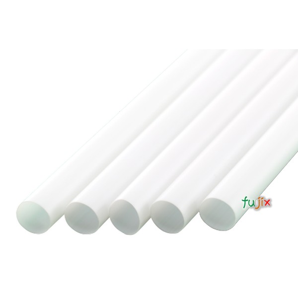 タピオカ用 ストレートストロー 10mm×21cm 包装なし 白色 4000本（200本×20小箱）／ケース わらおstraw 605