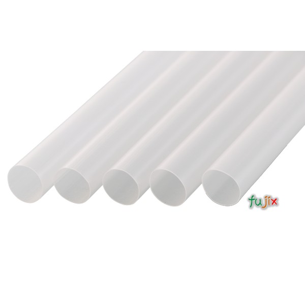 タピオカ用 ストレートストロー 12mm×21cm 包装なし 透明 2600本（130本×20小箱）／ケース わらおstraw 615