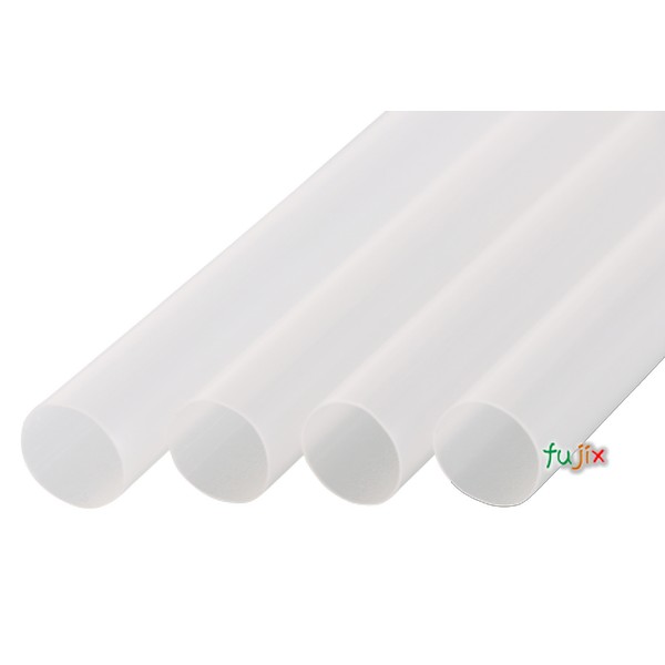 タピオカ用 ストレートストロー 13mm×21cm 包装なし 透明 2200本（110本×20小箱）／ケース わらおstraw 624