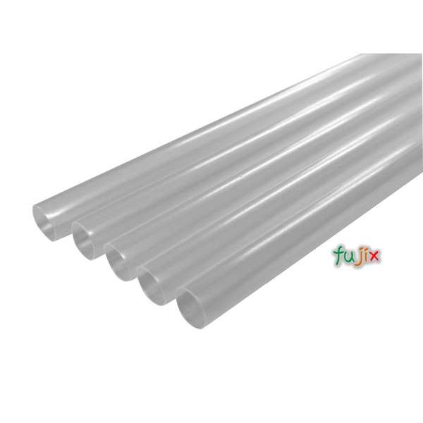 シェイク用 ストレートストロー 7mm×21cm 包装なし 透明 8000本（400本×20小箱）／ケース わらおstrawバイオマス25 B570