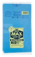 業務用MAX　70L HDPE 青色0.025mm 400枚/ケース S-71 ジャパックス
