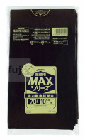 業務用MAX　70L HDPE 黒色0.025mm 400枚/ケース S-72 ジャパックス