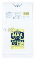 業務用MAX　70L HDPE 半透明0.025mm 400枚/ケース S-73 ジャパックス