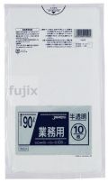 業務用ポリ袋　90L LLDPE+meta 半透明0.035mm 300枚/ケース TM954 ジャパックス