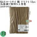 SKKR-0412 スマートタイ 紙タイ クラフト色 4mm×12 cm IGO アイジーオー