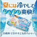 ボディーシャワータオル CooL 32枚 【A-BD-0200-000】 UYEKI（ウエキ）　32枚　防災用品　ドライシャンプー　水が要らない　ボディシート