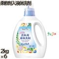 ハーバルスリー 柔軟剤入液体洗剤 2kg×6本／ケース ミツエイ 衣料用洗剤 洗濯洗剤