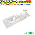 アイススプーン　100mm 10cm　単袋入り　フジナップ