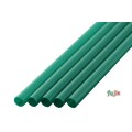 ジュース用 ストレートストロー 6mm×21cm 包装なし 緑色 10000本（500本×20小箱）／ケース わらおstraw 502