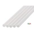 ジュース用 ストレートストロー 6mm×21cm 包装なし 透明 10000本（500本×20小箱）／ケース わらおstraw 506