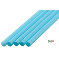 ジュース用 ストレートストロー 6mm×21cm 包装なし ブルー 10000本（500本×20小箱）／ケース わらおstraw 510