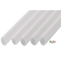 タピオカ蓋突刺し用 片先斜めストロー 10mm×19cm 包装なし 透明 4000本（200本×20小箱）／ケース わらおstraw 640