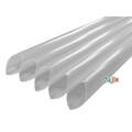 タピオカ蓋突刺し用 片先斜めストロー 10mm×21cm 包装なし 透明 4000本（200本×20小箱）／ケース わらおstrawバイオマス25 B782