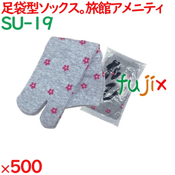 タビックス 桜柄 踵付き OP袋入  500足（10足/紙帯×10束/袋×5袋）／ケース SU-19 靴下ソックス