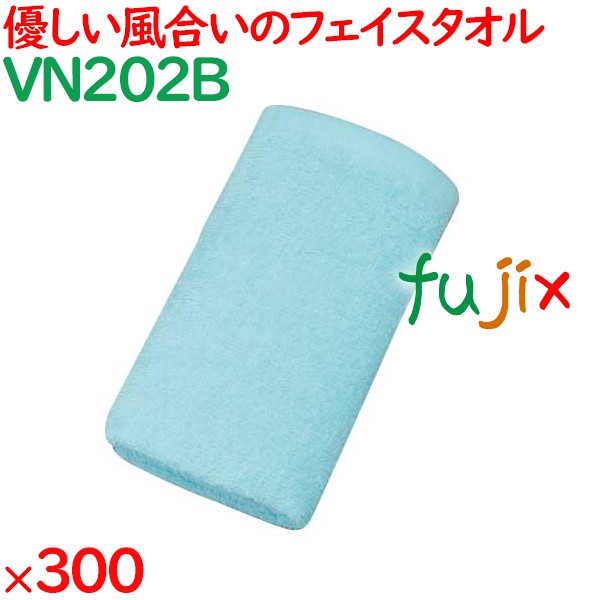200匁総パイルタオル　ブルー 300枚（60枚×5袋）／ケース VN202B アメニティ 温泉タオル